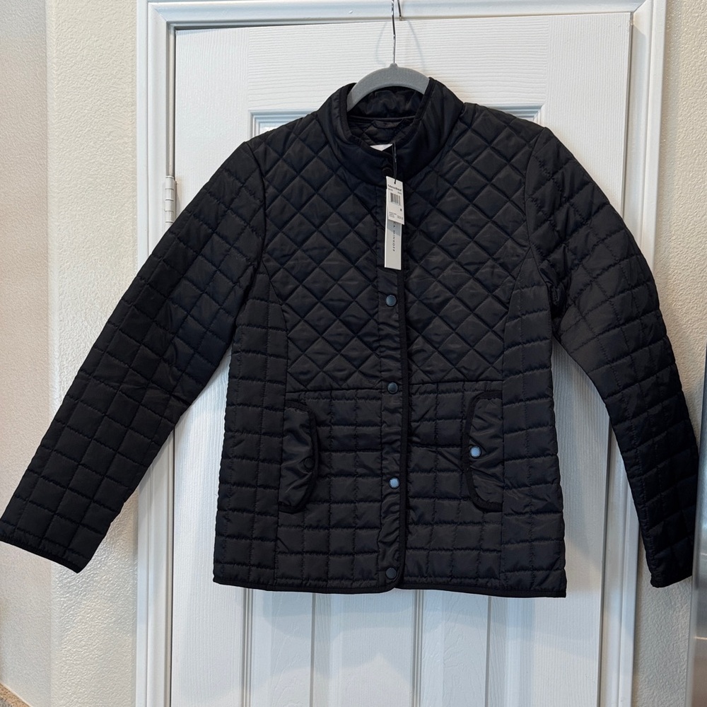 Rebecca Minkoff Black Quilted Puffer Jacket - Picture 1 of 5